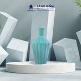  Bình hoa men mát dáng kim cương màu pastel 