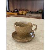  Cốc gốm sứ kiểu Espresso, Men Trứng 