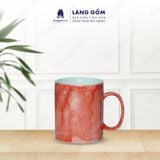  Cốc sứ vân đá tay cầm chữ C, dung tích 350ml 