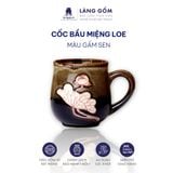  Cốc bầu miệng loe có quai (mug cup) 400ml men hỏa biến 