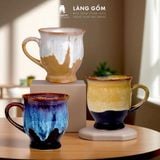  Cốc eo quai to men hỏa biến cao cấp, dung tích 500ml 