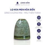  Bình hoa men hỏa biến dáng chuông mini 
