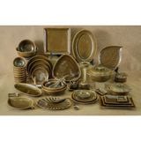  Bộ bát đĩa bàn ăn men rêu khử 