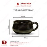  Cốc bia men hoả biến dung tích 550ml 