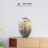  Bình hoa men chảy dạng múi 