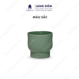  Cốc giữ nhiệt dáng trụ chân cao men mát dung tích 200ml 