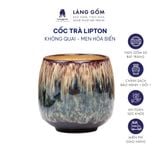  Cốc uống trà dáng khum men hoả biến dung tich 170ml 