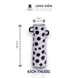  Lọ hoa men mát có tai dáng cao nhiều họa tiết 