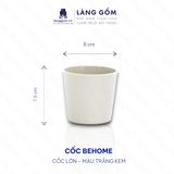  Cốc sứ men Matte men mờ dáng basic 