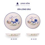  Bộ bàn ăn Sắc màu thôn quê, họa tiết vẽ gà trống 