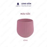  Cốc dáng khum nhiều màu, men mát phong cách Châu Âu, dung tích 330ml 