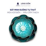  Bát thả hoa tắm Phật minh đường tự thủy men hỏa biến họa tiết gân 