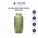 Bình hoa men hỏa biến dáng trụ 