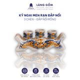  Kỷ ngai men rạn đắp nổi 