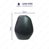  Bình hoa men mát dáng tảng đá 