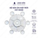  Bộ bàn ăn mix set men rêu - Gốm sứ Bát Tràng - Làng Gốm 