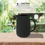  Bình đựng nước men mát có quai cầm khía gân 