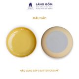  Đĩa Mohem dáng tròn men mát, nhiều màu pastel 