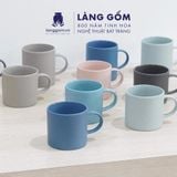  Cốc sứ có quai kiểu Mohem men mờ dáng basic dung tích 380ml 