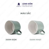  Cốc giả nặn bóng men mờ dung tích 280ml 