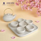  Bộ ấm chén quai đồng men lộc phát không vệt 