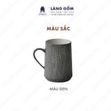  Cốc sứ họa tiết gại tay thủ công dung tích 500ml 