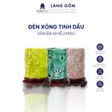  Đèn xông tinh dầu vân đá - Gốm sứ Bát Tràng cao cấp 