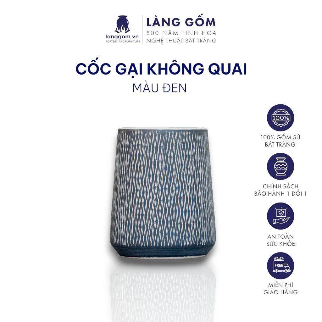  Cốc gại mini không quai họa tiết gại tay thủ công phong cách Châu Âu 
