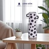  Lọ hoa men mát có tai dáng cao nhiều họa tiết 