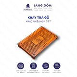  Khay trà gỗ đựng ấm chén 