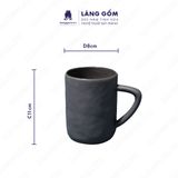  Cốc giả nặn nhám có quai, dung tích 350ml 