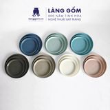  Đĩa Mohem lòng sâu men mát, nhiều màu pastel, phong cách Châu Âu 