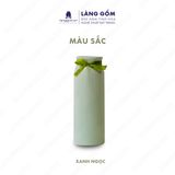  Bình hoa men ngọc dáng phích nước 