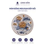  Mâm bồng men rạn đắp nổi (TH) 