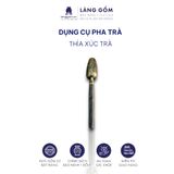  Bộ dụng cụ pha trà - Bộ cung nhãn bằng đồng, gỗ mun đen 