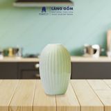  Bình hoa men ngọc dáng bí nhỏ 