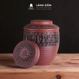  Chum ngâm rượu khắc nổi trống đồng 