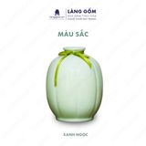  BBình hoa men ngọc dáng quả dưa bé 