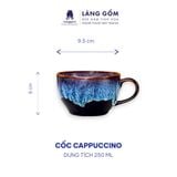  Cốc cappuccino men hỏa biến 200ml, 250ml, 300ml 