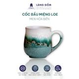 Cốc bầu miệng loe có quai (mug cup) 400ml men hỏa biến 