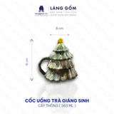  Set 2 cốc uống trà Giáng Sinh 