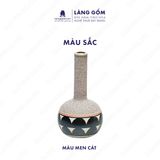  Bình hoa men mát dáng cổ trụ 