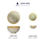  Bộ bàn ăn men hỏa biến - Màu xanh bơ 