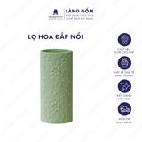  Bình hoa men mát đắp nổi nhiều màu (TH) 