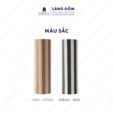  Bình hoa men mát hoạ tiết kẻ sọc 