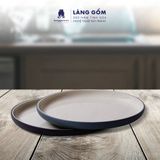  Đĩa gốm sứ nhiều màu, men mát, kiểu trơn 