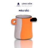  Lọ hoa có tai men mát dáng thấp nhiều họa tiết 