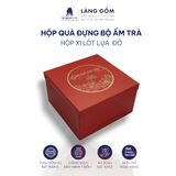  Bộ ấm chén dáng Minh Long hoạ tiết vẽ tay 