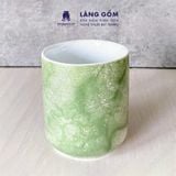  Cốc trụ không quai màu vân đá 
