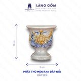  Ly đựng quả phật thủ men rạn 